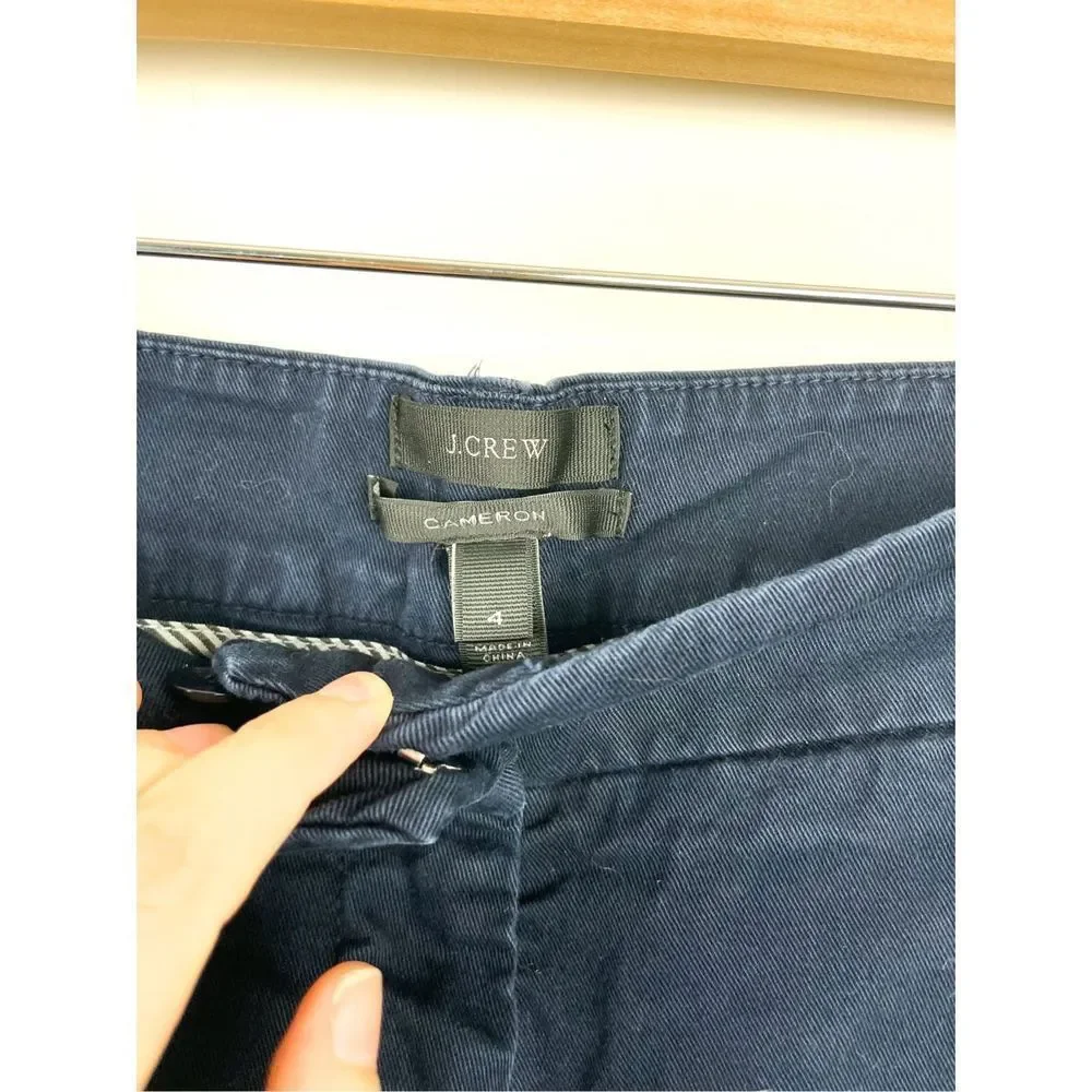 J. Crew Cameron Navy Blue Work Pant Size 4